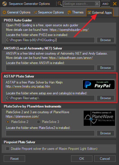 Using ASTAP - Sequence Generator Pro Help